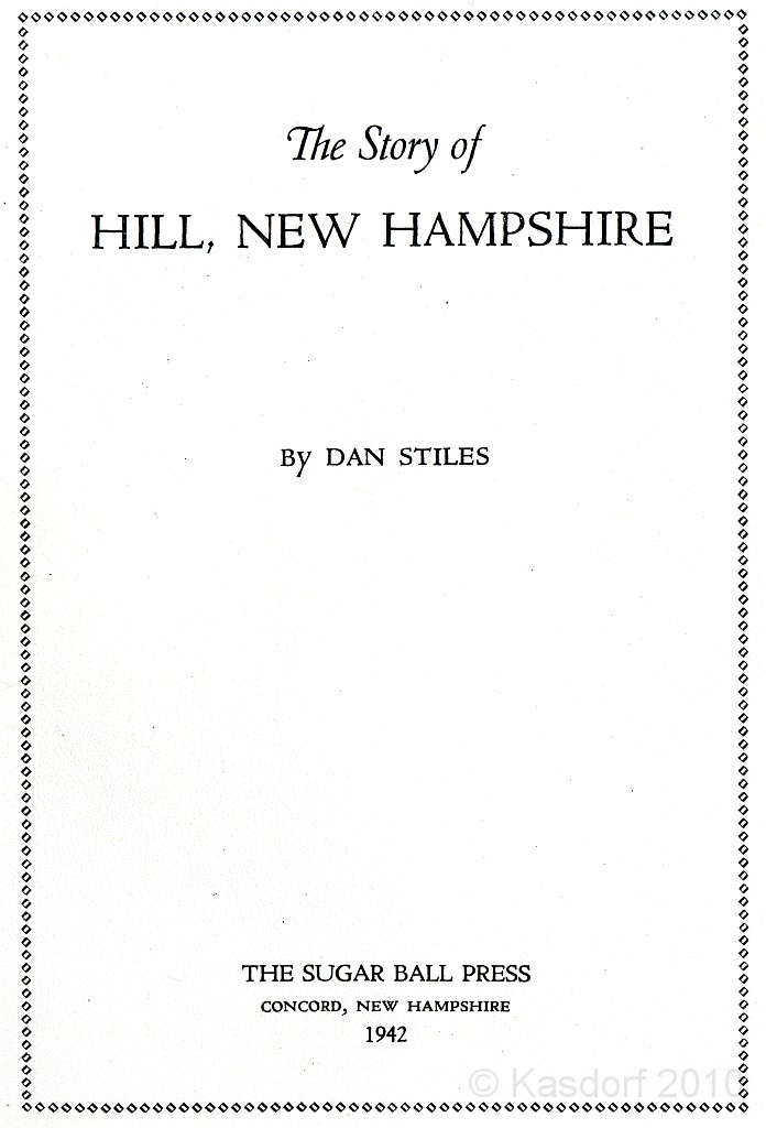 Old Hill Village - South End 700.jpg - There are at least two books about the town of Hill which detail the move. This is one of them. They are still available on internet, but appear to be about $35 a copy now.
